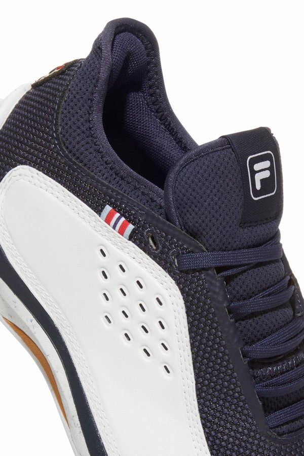 White / Black Fila Mondo Forza Tennis Women Trainers | 5279CKOHP