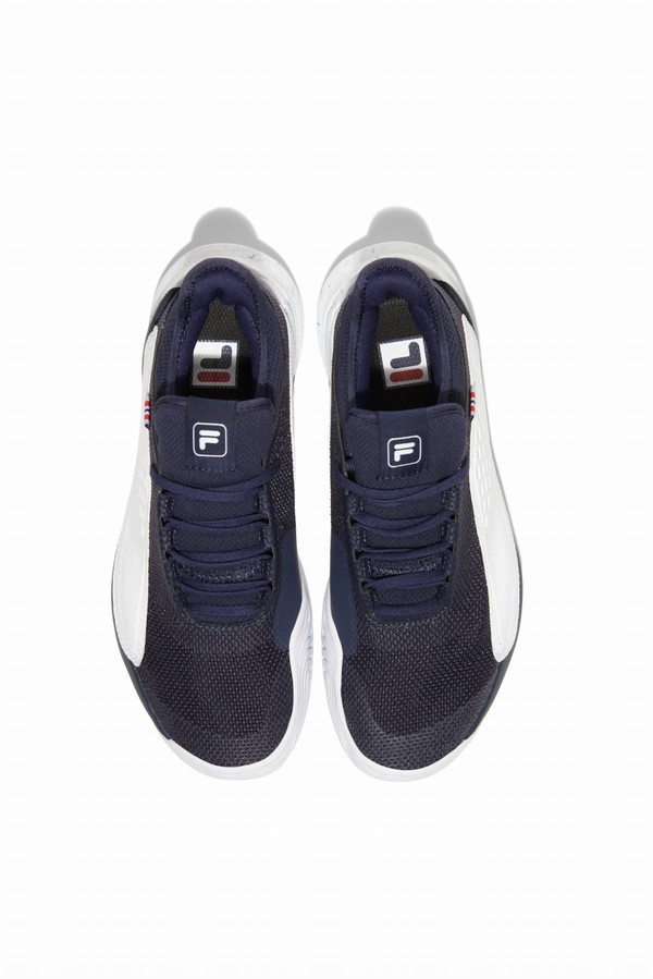 White / Black Fila Mondo Forza Tennis Women Trainers | 5279CKOHP