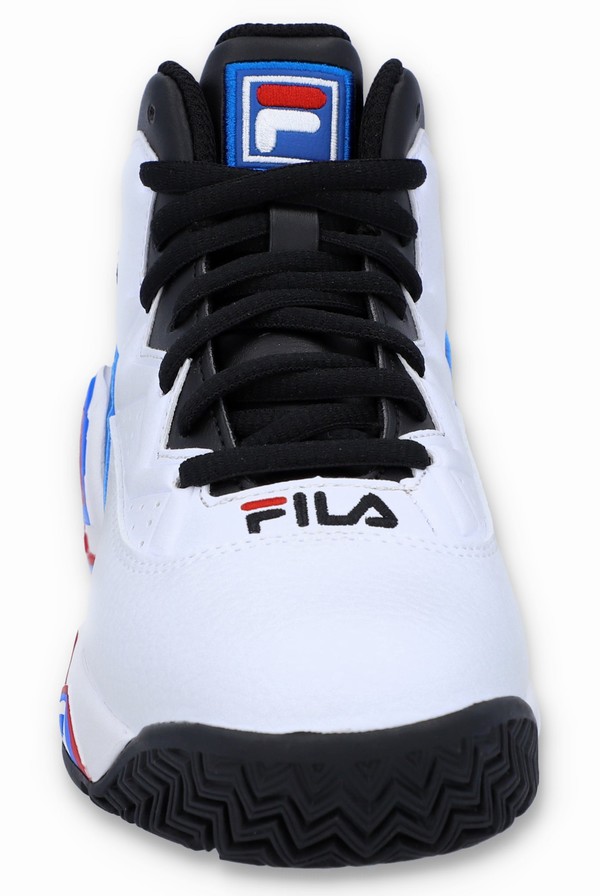 White / Black / Blue Fila Mb Patriots Kids | 5462VUXAK