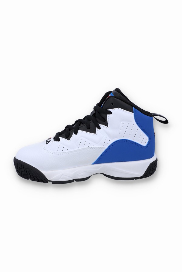 White / Black / Blue Fila Mb Patriots Kids | 5462VUXAK