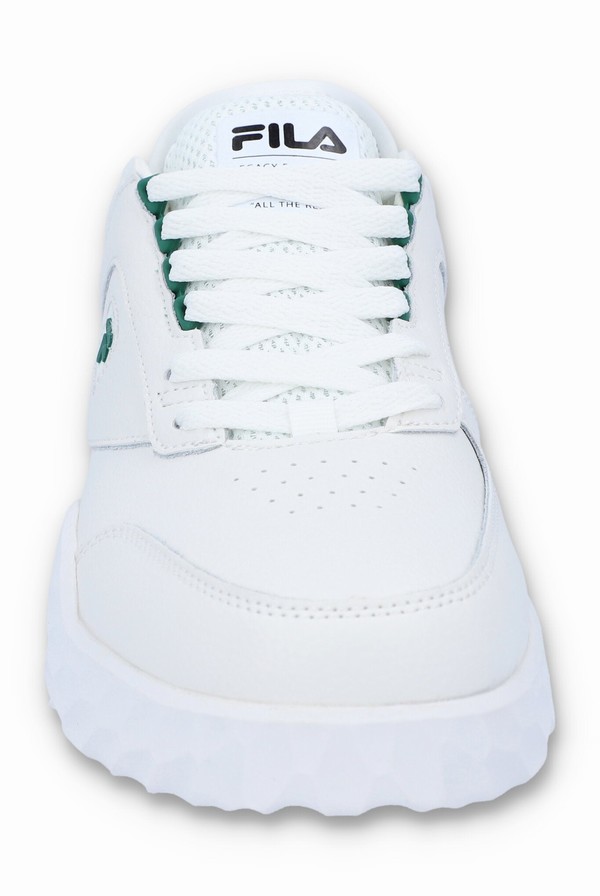 White / Green Fila Modern Men Trainers | 6253EVRFX