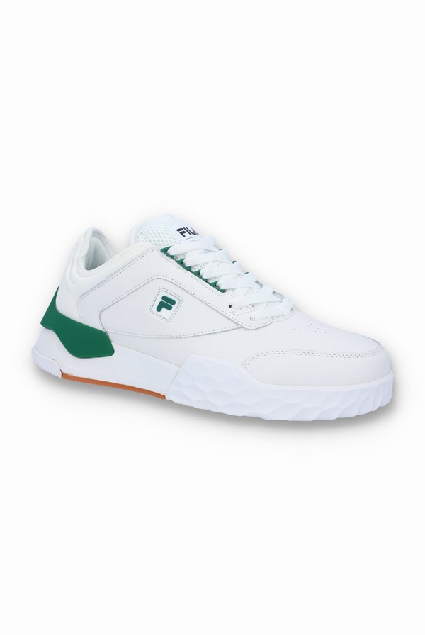 White / Green Fila Modern Men Trainers | 6253EVRFX