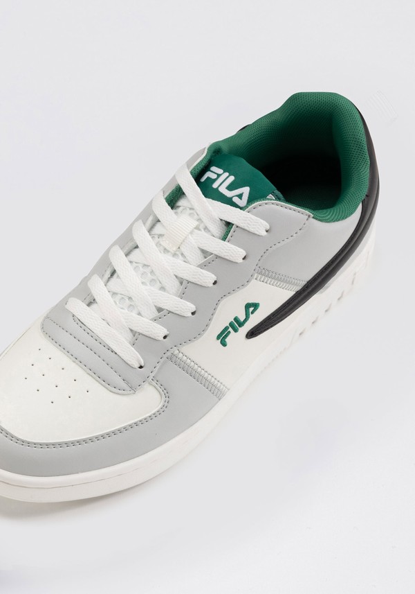 White / Green Fila Noclaf Men Trainers | 3719JHSAU