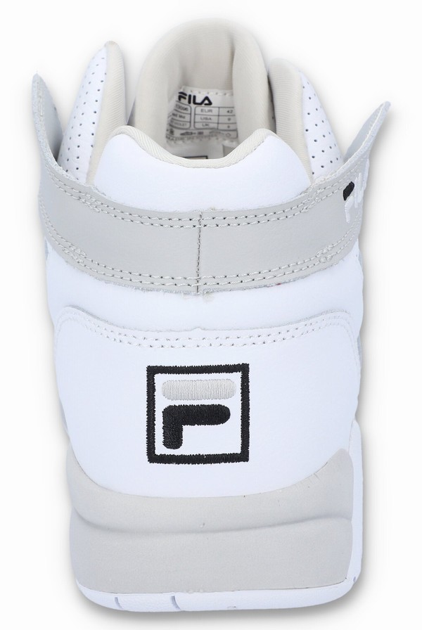 White / Grey / Purple Fila M-Squad Men Trainers | 6985YIDXW