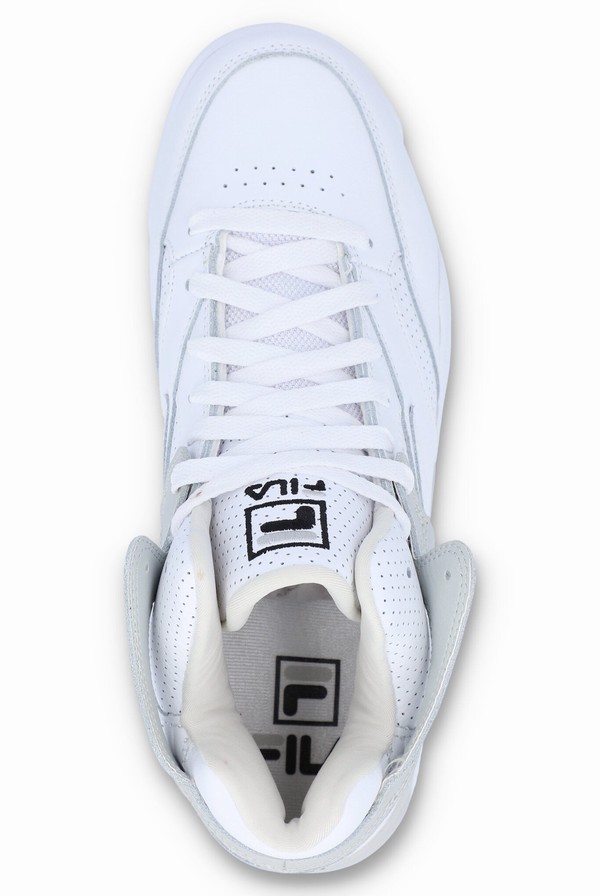 White / Grey / Purple Fila M-Squad Men Trainers | 6985YIDXW