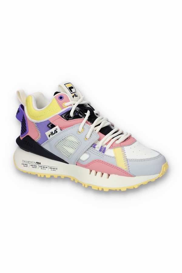 White / Grey / Purple Fila Spectra Women Trainers | 3024XBTMR