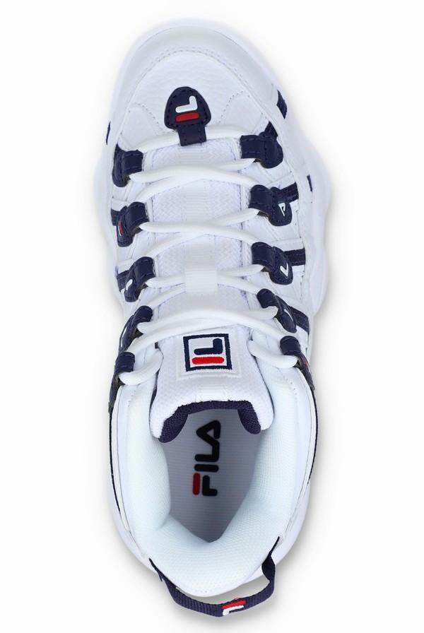 White / Navy / Red Fila Stackhouse Spaghetti Kids | 2754ICTVG