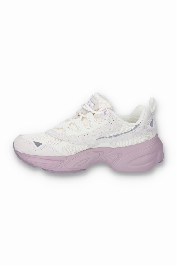 White / Purple Fila Hypercube Women Trainers | 4563OKBEY