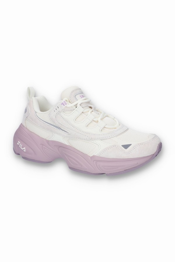 White / Purple Fila Hypercube Women Trainers | 4563OKBEY