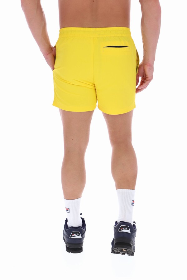 Yellow Fila Artoni Men Shorts | 6308WTOUB