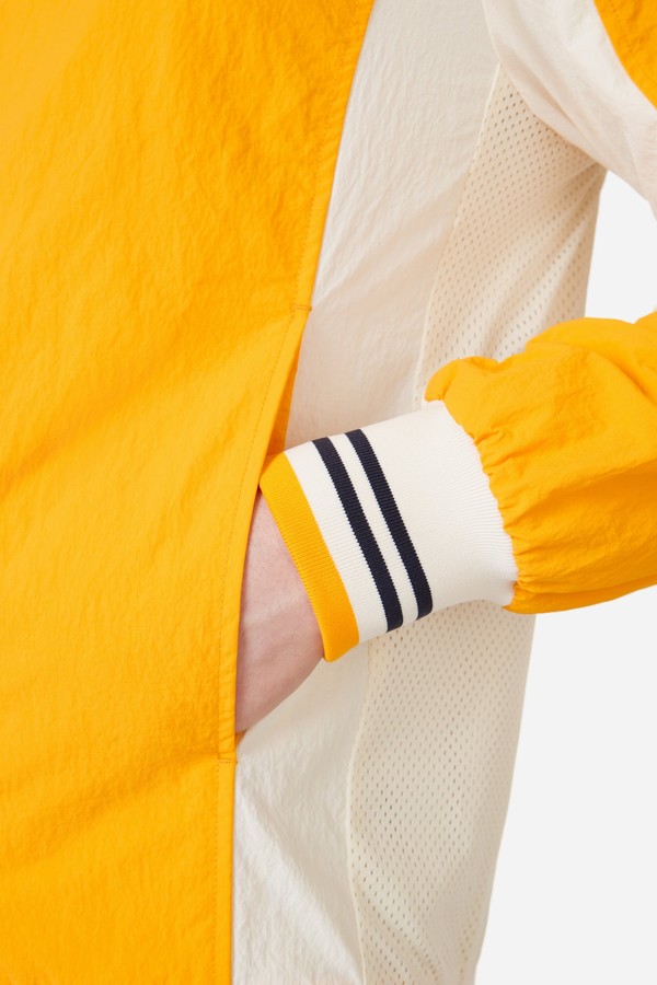 Yellow Fila Crinkled Settanta Men Jackets | 3785JEBYN