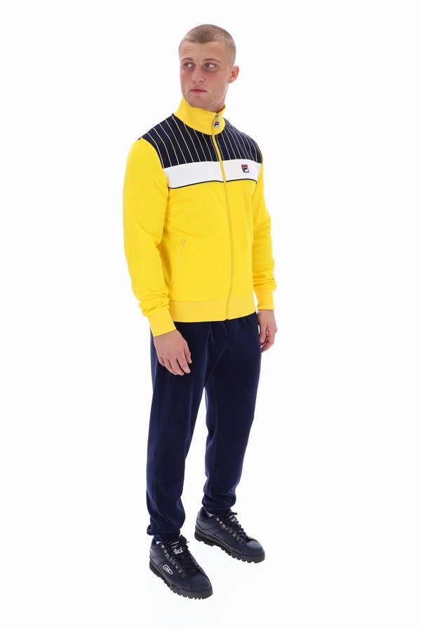 Yellow Fila Eccellente Men Track Top | 6817IKEVA