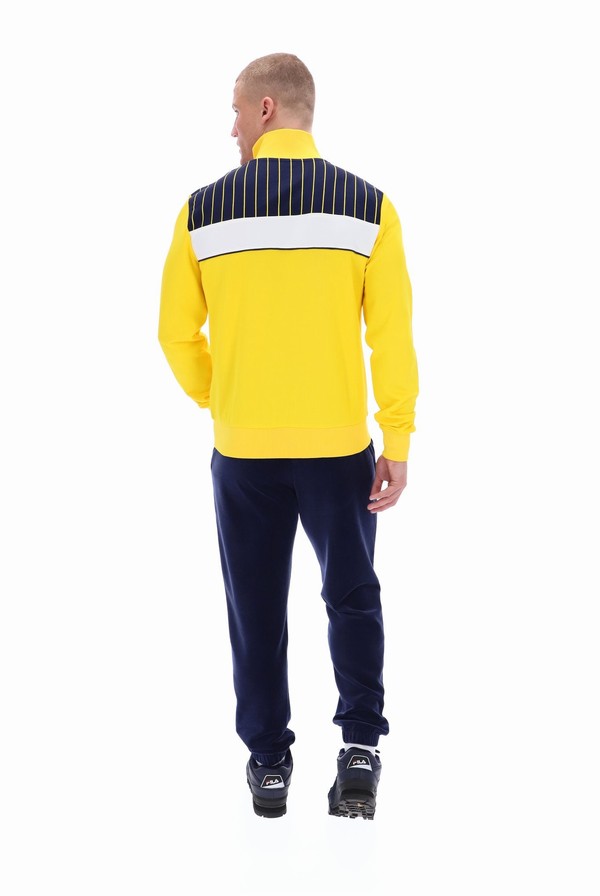 Yellow Fila Eccellente Men Track Top | 6817IKEVA