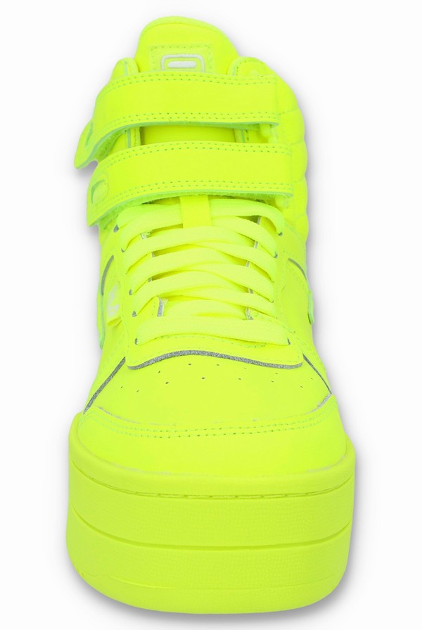 Yellow Fila F_14 Lifted Women Trainers | 8420REXCH