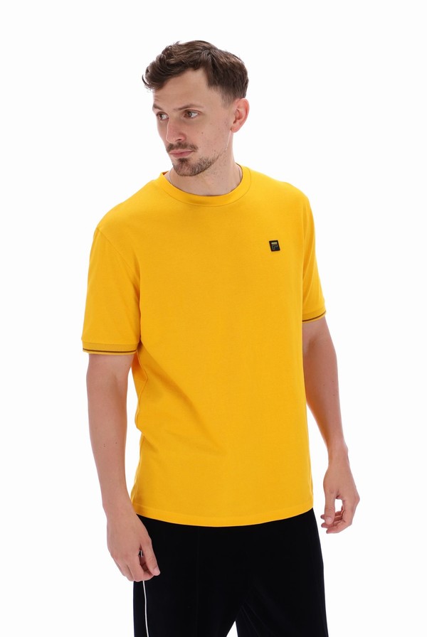 Yellow Fila Taddeo Men T-shirts | 4038MHPIX